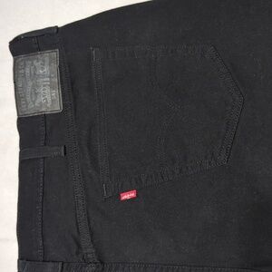 Levi's 541 Athletic Fit Mens Jeans Solid Black Size 46